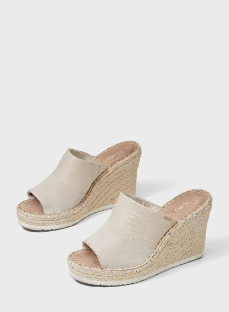 TOMS Monica Mule Wedge Sandals