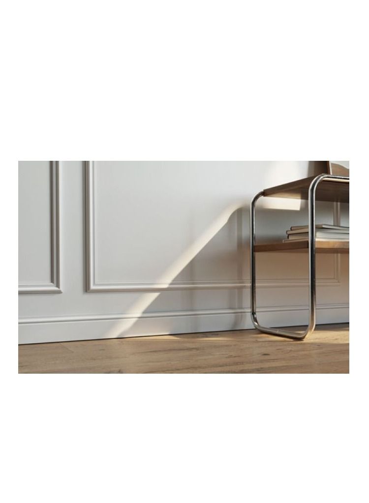 عالم نسيل نعلات من مادة البوليسترين لتغطية نعلة السيراميك  PS Skirting Board - مقاس 12*2*240 سم - كرتون - Image 3