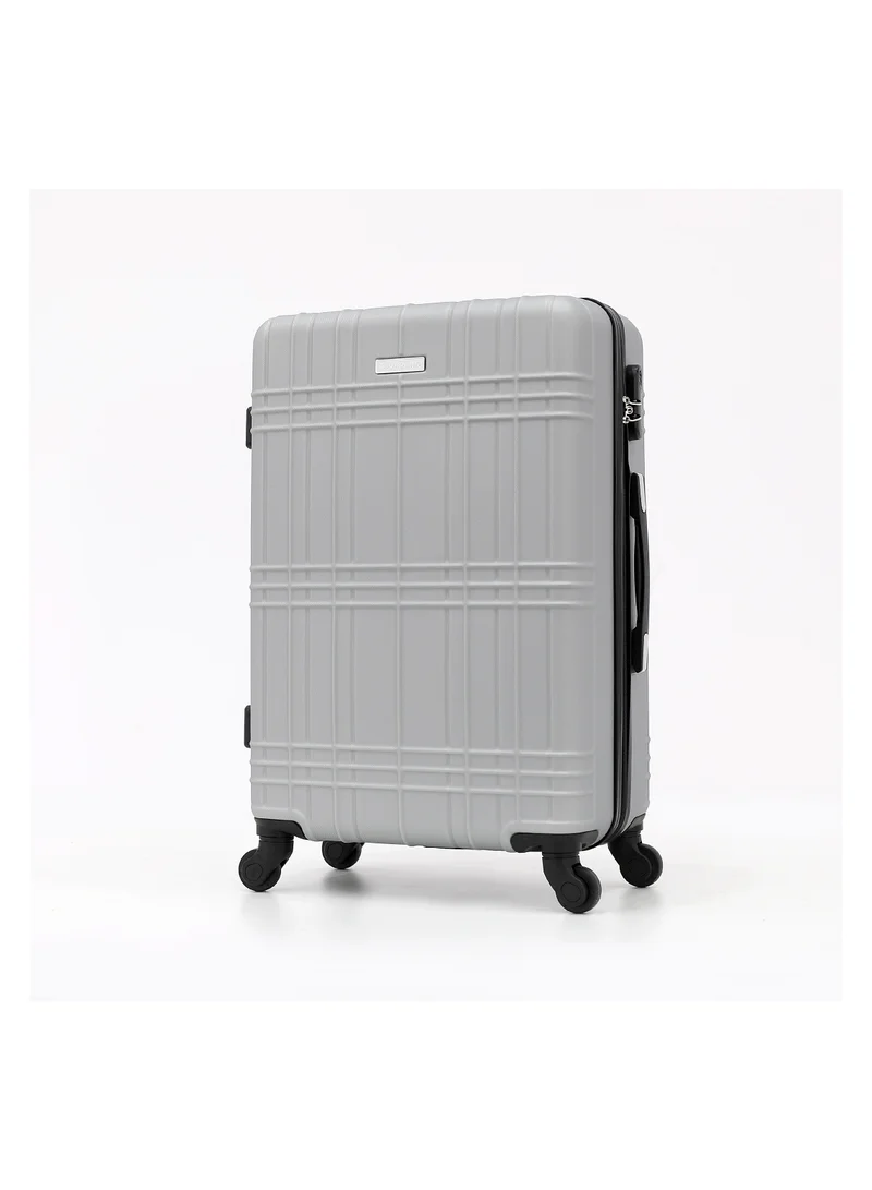 GIORDANO Giordano Hardside Luggage Trolley Bag 4 Pieces set,Silver (S-20,M-24,L-28,XL-32 Inch)