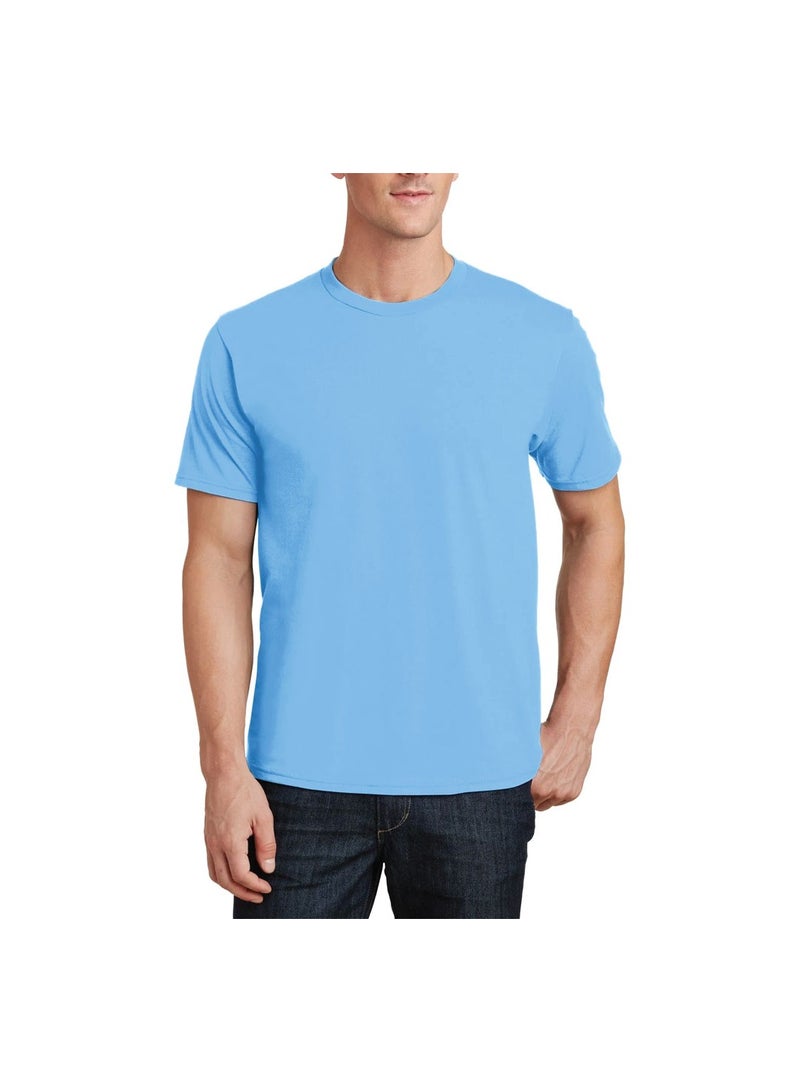 برينت شوب فور مي تي شيرت برقبة دائرية للبالغين للرجال من القطن الخالص الممشط للغاية للرجال، رقبة دائرية للرجال، مقاس مريح، قمصان عادية من القماش المسامي للرجال - Image 1