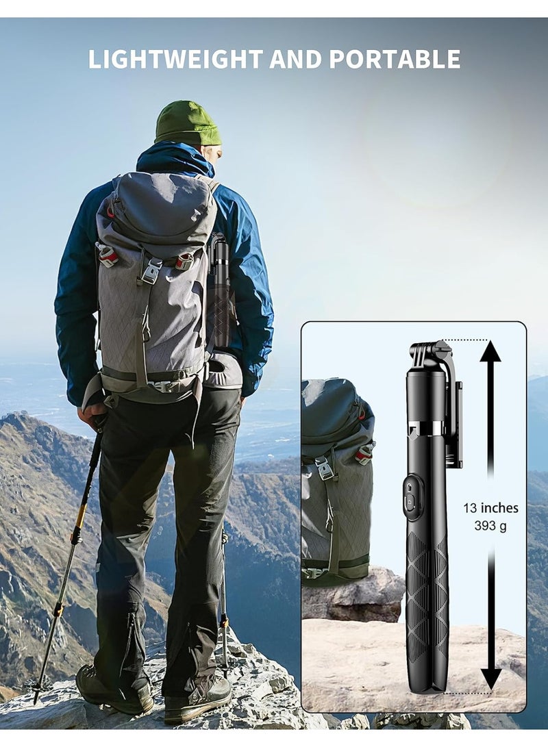 71-Inch Tripod Phone Stand & Selfie Stick – Extendable, 360° Rotation, Wireless Remote, Compatible with iPhone - Image 5