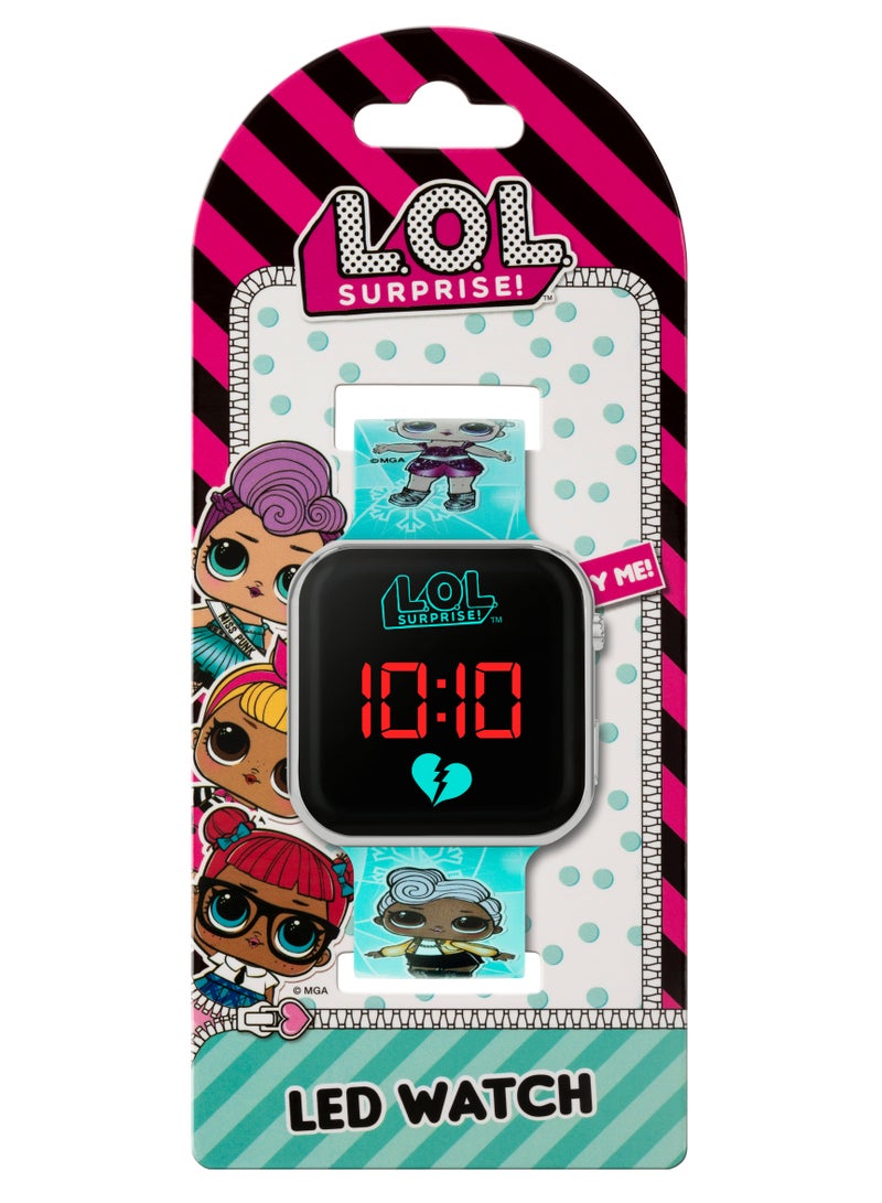 L.O.L. SURPRISE! LOL Surprise Printed Blue Silicon Strap Girls Watch - LOL4531ARG - Image 4