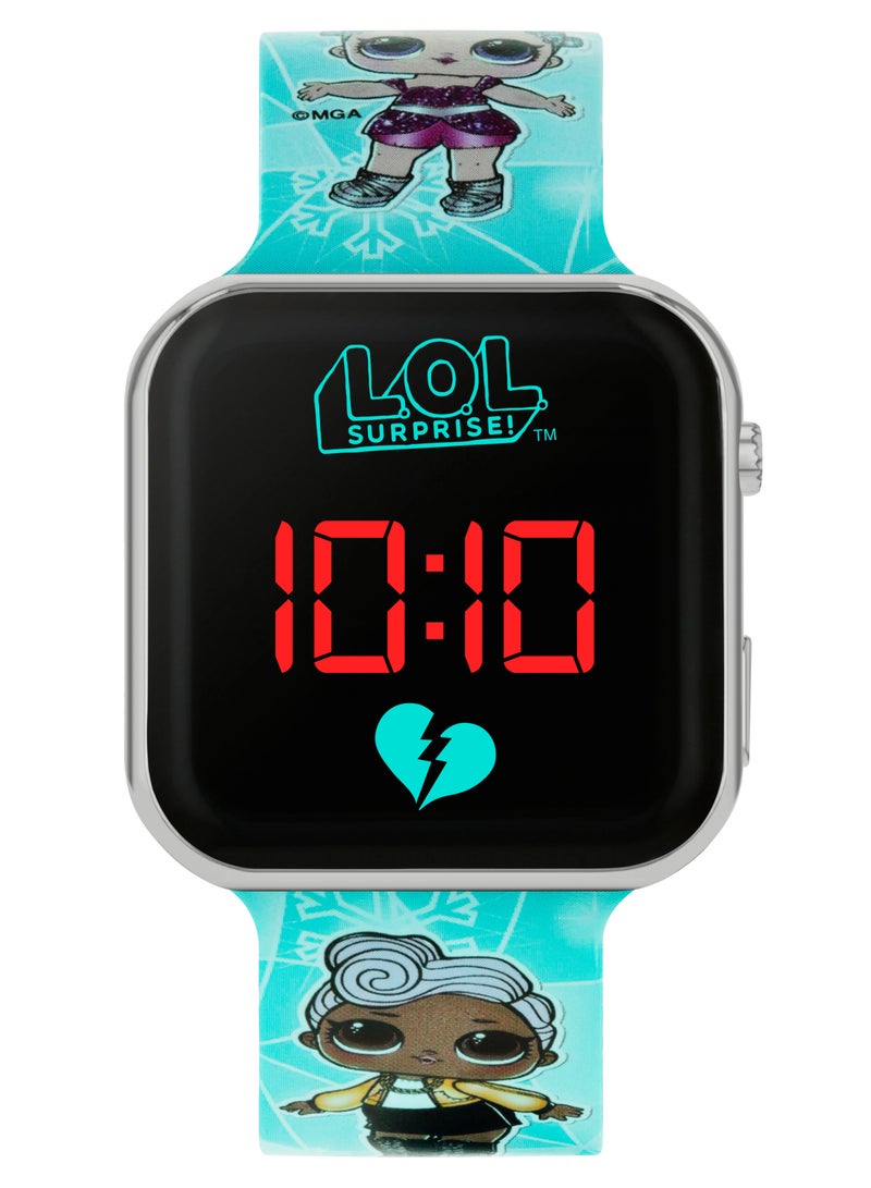 L.O.L. SURPRISE! LOL Surprise Printed Blue Silicon Strap Girls Watch - LOL4531ARG - Image 1
