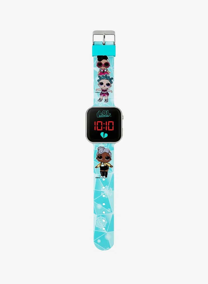 L.O.L. SURPRISE! LOL Surprise Printed Blue Silicon Strap Girls Watch - LOL4531ARG