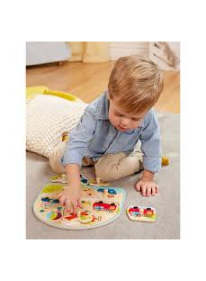 Battat Vehicles on the Go Wooden Puzzle (8pc) - Image 4