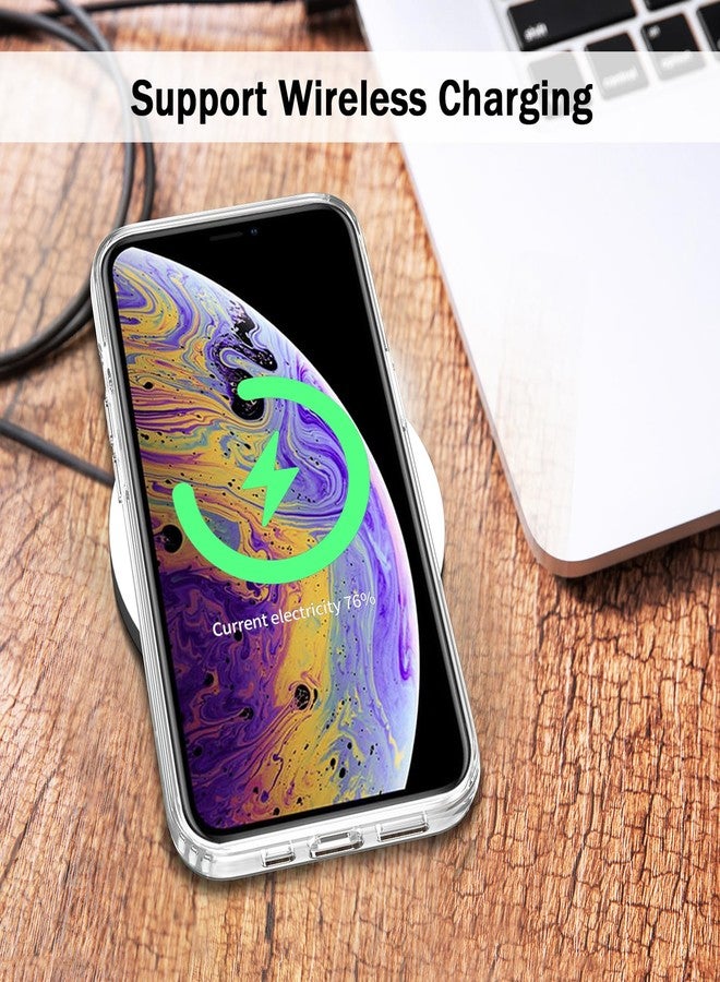 TENOC Phone Case Compatible with iPhone X & iPhone Xs, Clear Case Non-Yellowing Protective Bumper Hard Back Cover for 5.8 Inch - Image 5