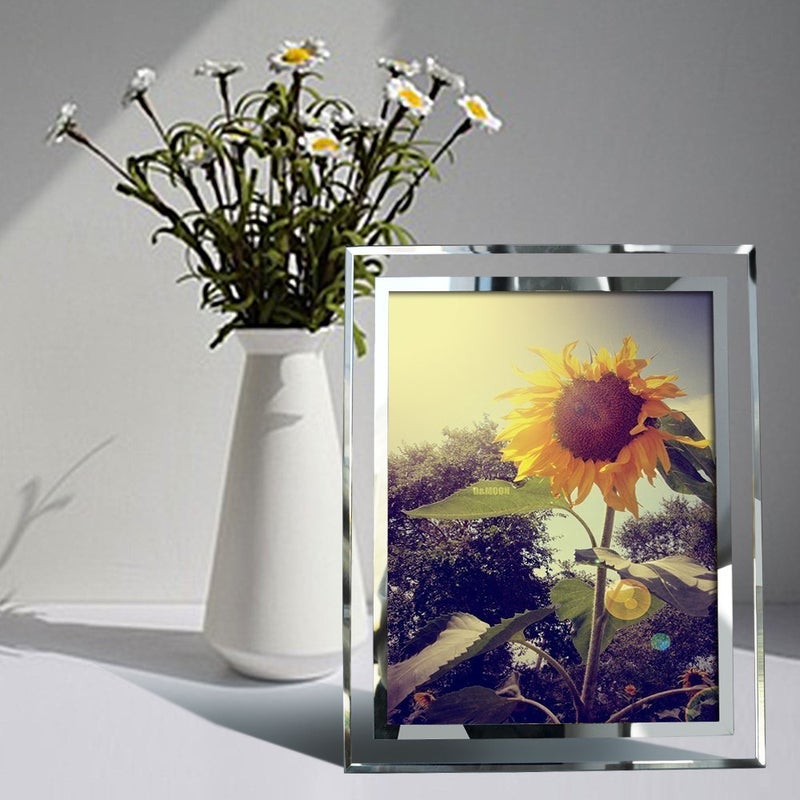 Petaflop 8X10 Picture Frame Glass Frames For 8 By 10 Pictures  Tabletop Display Vertically Or Horizontally - Image 3