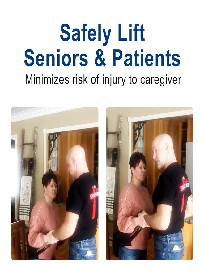 Kitwe Padded Bed Transfer Nursing Sling, Mobile Standing and Lifting Safety Aids for The Disabled, Elderly and Injured, Transfer Belt & Handle Back Lift Mobility Belt for Patient - Image 4