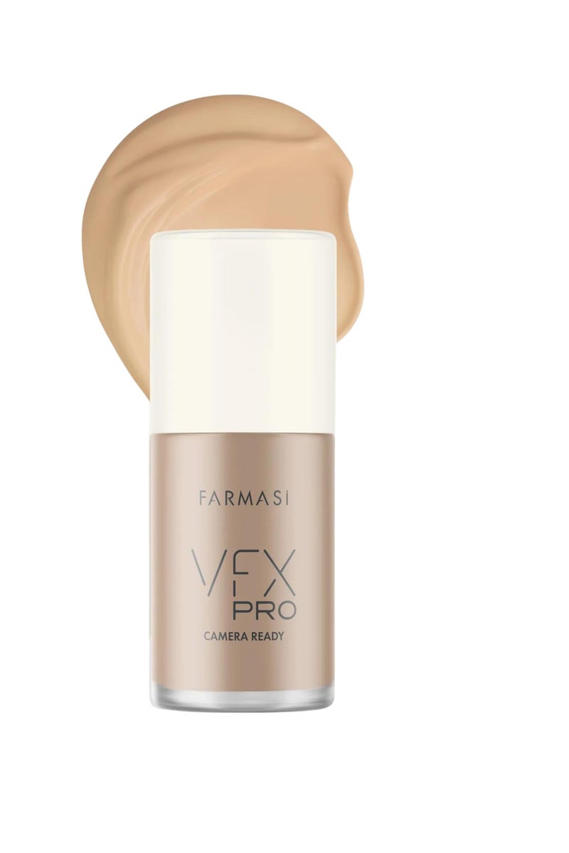 FARMASi VFX Pro Natural Beige and VFX Pro Primer Long Lasting Liquid Foundation Set, Skin Moisturizer Advanced Breathable Hydrating Full Coverage makeup for Face Makeup Set - Image 4