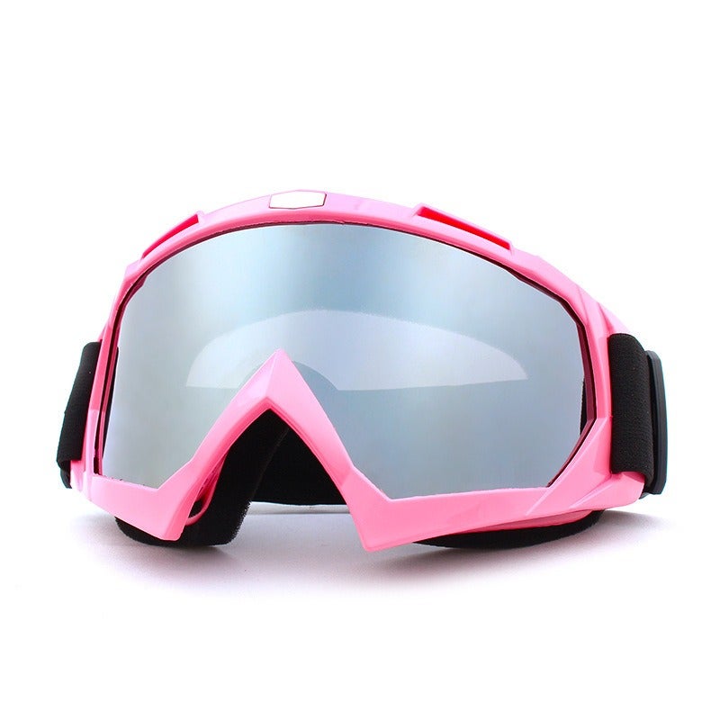 Qi Ta Off-Road Motorcycle Goggles Vintage Harley Riding Glasses for Outdoor Sports Skiing - Image 1