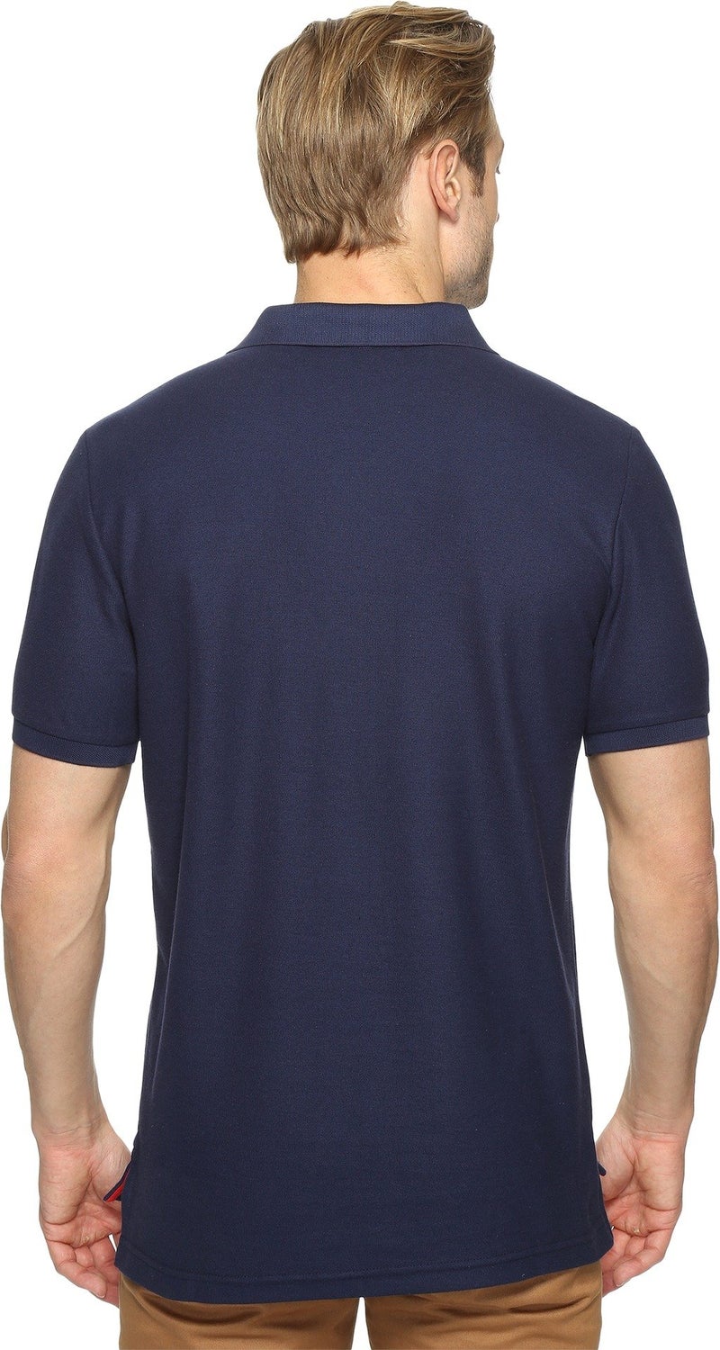 U.S. Polo Assn. تي شيرت بولو للرجال من يو إس بولو أسن، بولو بيكي النهائي، مع شعار أيقوني، ملابس كاجوال ورياضية، كحلي كلاسيكي، XL - Image 3