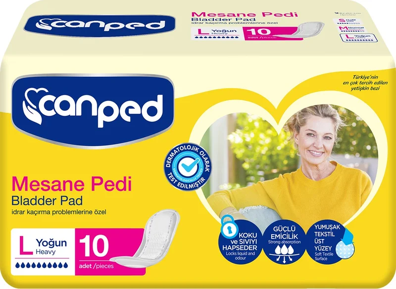 CANPED Bladder Pad Dense Large Size L 10 x 4 Pieces