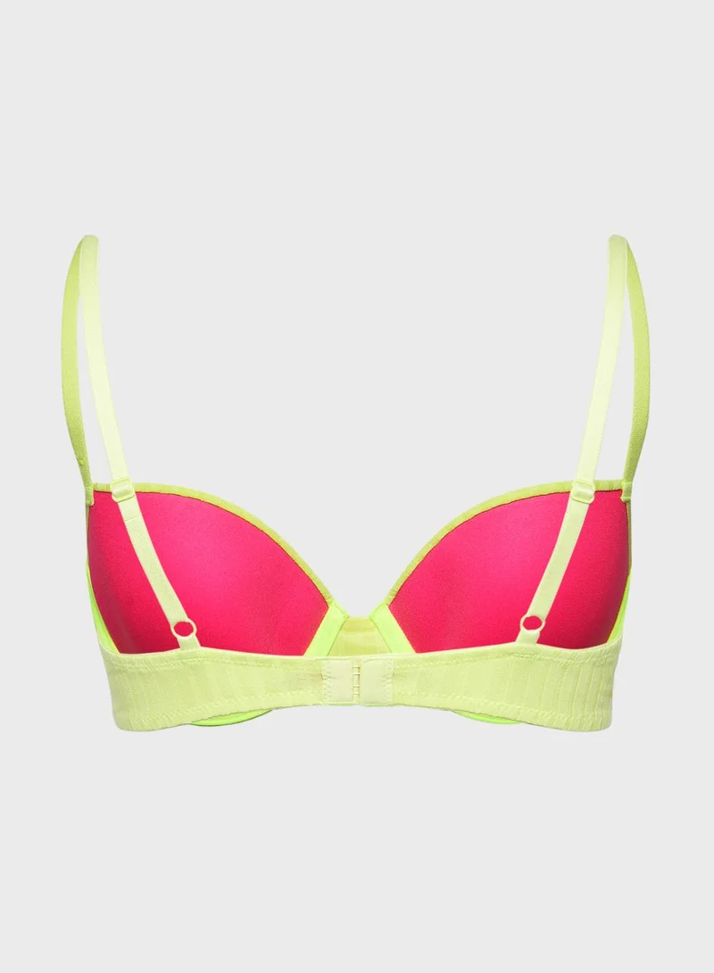 La Senza Ribbed Balconette Bra