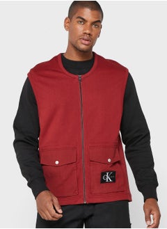 Mono Logo Badge Waistcoat