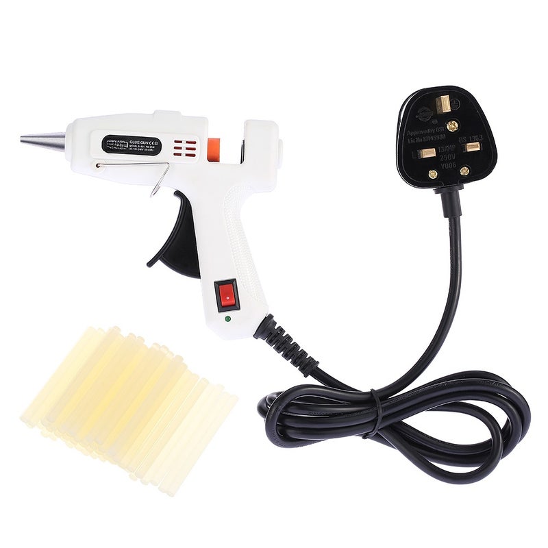 Mini 25W Professional Handy High Temp Heater Hot Melt Glue with 50pcs Glue Sticks Heating Craft Repair Tool - Image 1