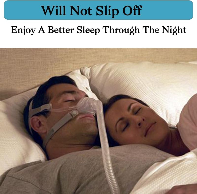 حزام رأس بديل لقناع CPAP لجهاز ResMed AirFit N20 - أشرطة رأس CPAP زرقاء لملحقات قناع انقطاع التنفس أثناء النوم - Image 3