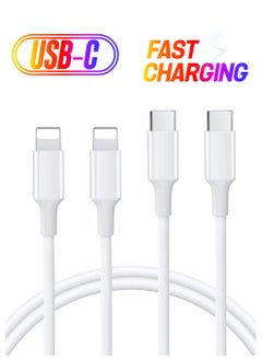 USB C to Lightning Cable 2Pack 3FT [Apple MFi Certified] iPhone 11 Lightning to USB-C Fast Charging Cable Compatible iPhone 12 11/11 Pro/11 Pro Max/X/XS/XR/XS Max/8/8 Plus