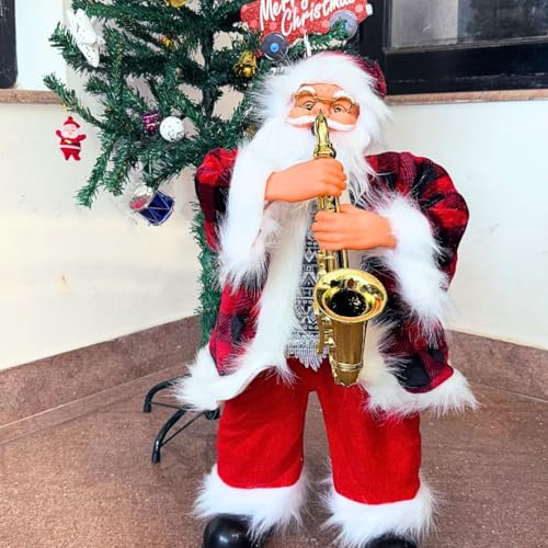 G.FIDEL Santa Claus Action Figure Toy, Red - Image 4