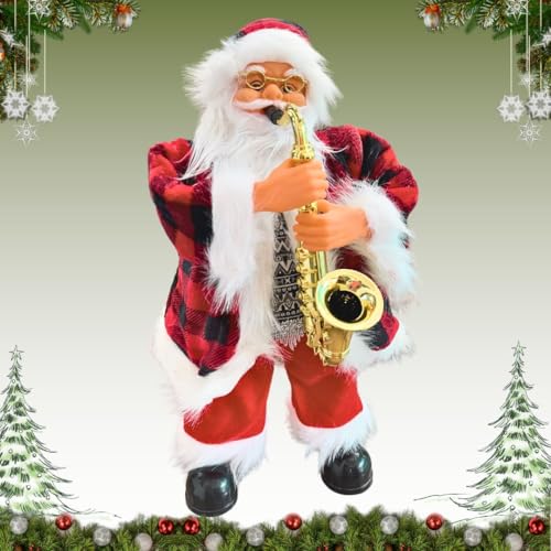 G.FIDEL Santa Claus Action Figure Toy, Red - Image 3