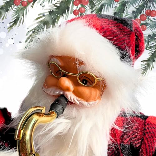 G.FIDEL Santa Claus Action Figure Toy, Red - Image 5