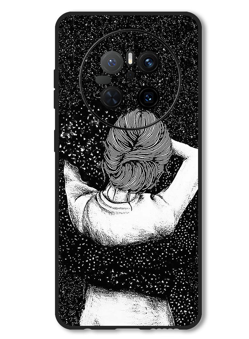 Theodor Case Compatible with Huawei Mate 70 Protection Shockproof Bumper Cover Night Imagination Of Girl - Image 1