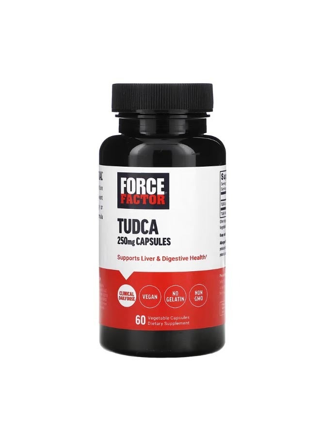 فوريس فاكتور Tudca  250 mg  60 Vegetable Capsules - Image 1