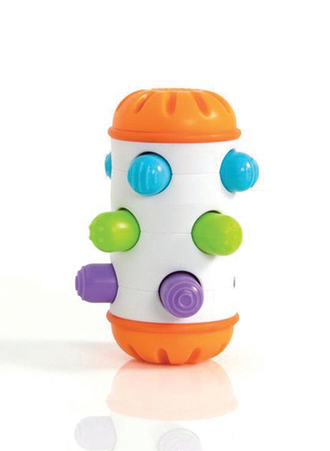 Fat Brain Toys Rolio - Sensory Tummy Time and Rattle Toy for Babies Ages 6 Months+