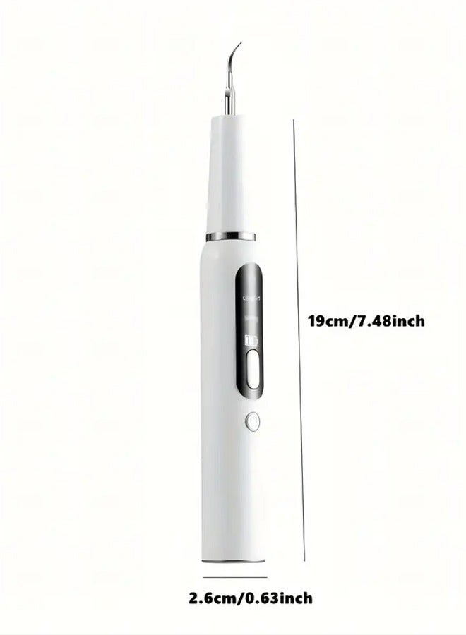 Plaque Remover for Teeth, Ultrasonic Scaler Tooth Cleaner with 3 Modes, Dental Tools for Calculus, Tarter, and Stain Remover, Electric Teeth Cleaning Kit with 2 Clean Heads & Dental Mirror - Image 2