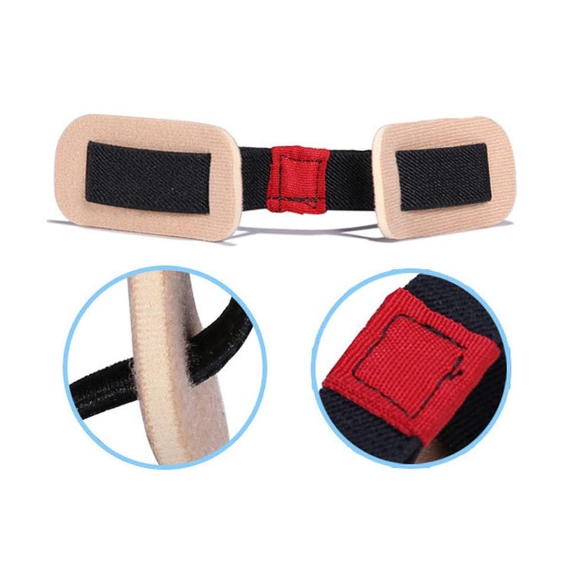 POPLEY Toe Separator Belt stretcher corrector thumb stretchy alignment straightener resistance bands separator splint correction bone training exerciser pack exerciserpack of 1 Multicolor - Image 5