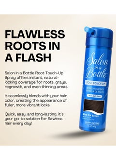 Salon In A Bottle Salon in a Bottle - Instant, Long-Lasting Root Concealer Spray to Cover Roots for Women and Men - Medium/Dark Brown (50 Applications) 60 ml  - Image 2