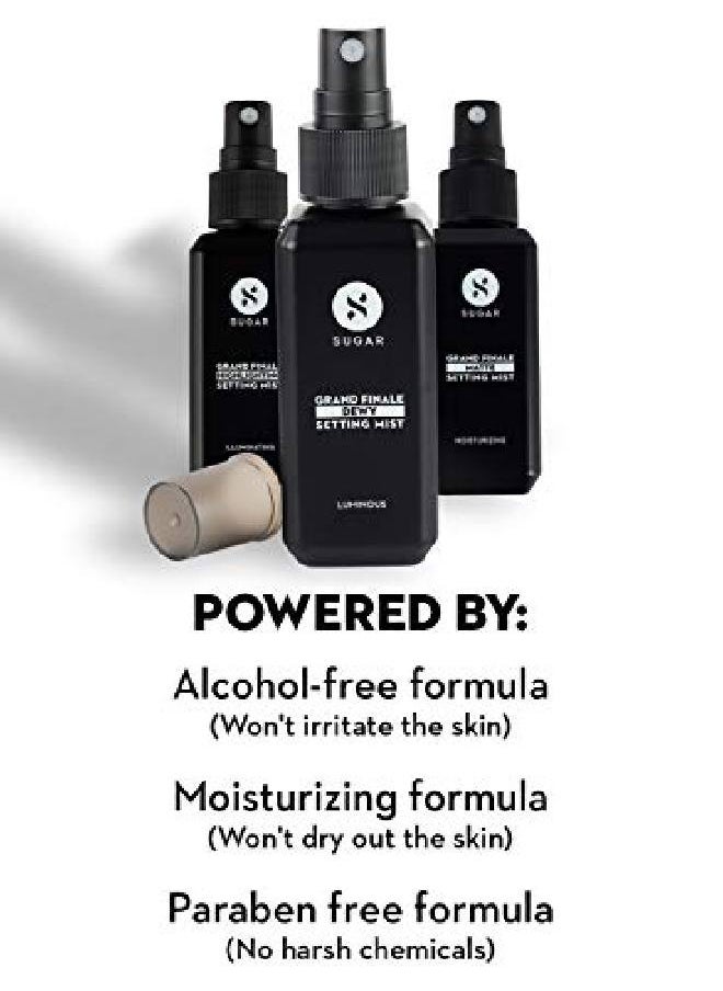 SUGAR Cosmetics رذاذ تثبيت جراند فينايل هايلايتنج 50 مل رذاذ تثبيت 2 في 1 لمكياج يدوم طويلاً وحماية من الشمس خالٍ من البارابين  - Image 4