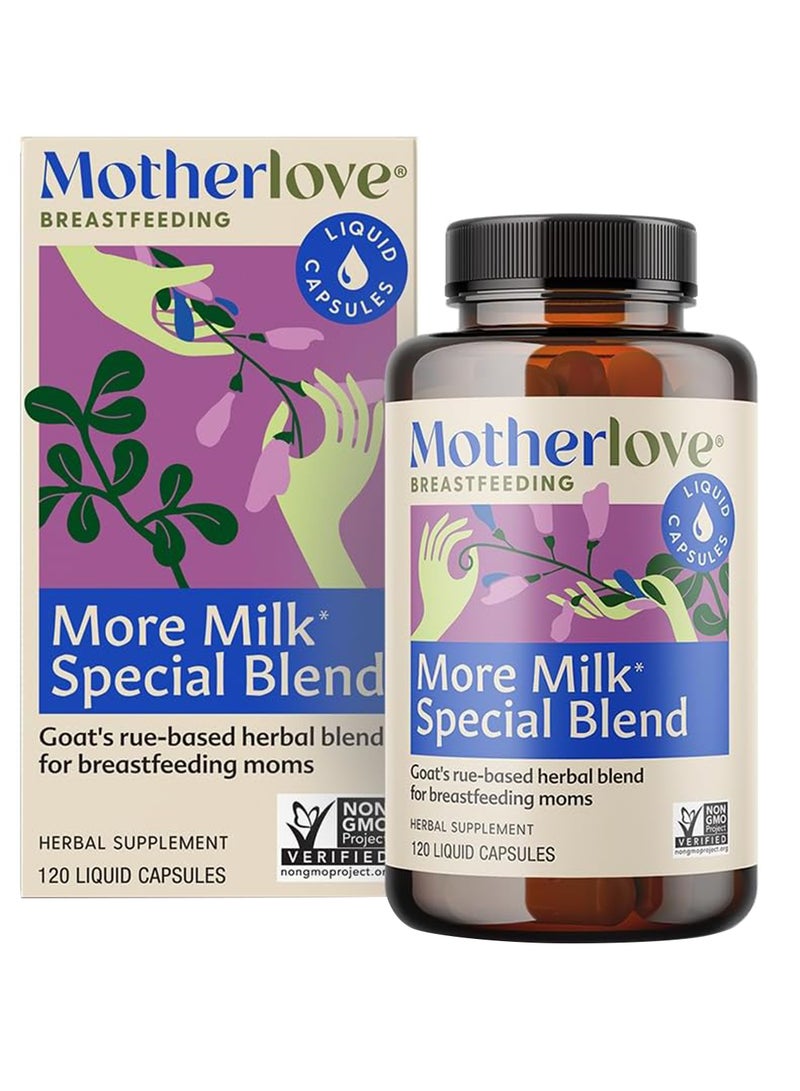 Motherlove More Milk Special Blend Herbal Breastfeeding Supplement With Goat'S Rue 120 Ct.  - Image 1