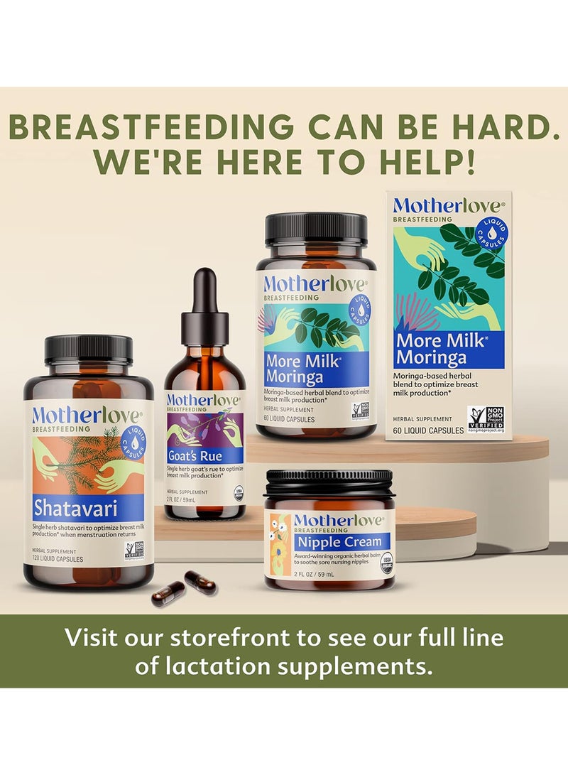 Motherlove More Milk Special Blend Herbal Breastfeeding Supplement With Goat'S Rue 120 Ct.  - Image 5