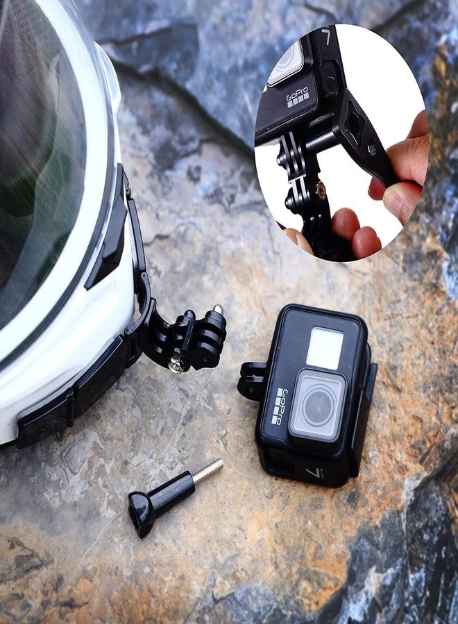 ADOFYS Full Face Motocross Helmet Chin Strap Mount Kit Compatible with GoPro, Sony Action Cam, Nikon, Garmin, Ricoh Action Cam, SJCAM - Image 5