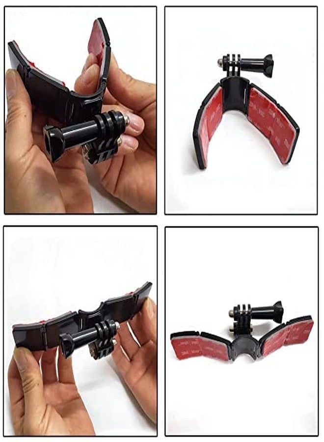 ADOFYS Full Face Motocross Helmet Chin Strap Mount Kit Compatible with GoPro, Sony Action Cam, Nikon, Garmin, Ricoh Action Cam, SJCAM - Image 3