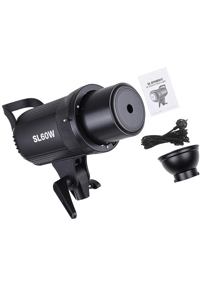 Godox 5600K 60W High Power LED Video Light with Bowens Mount for Photo Studio Photography Video Recording White Version  - Image 4