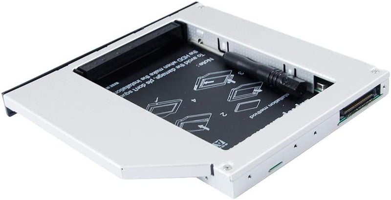 Wistar حامل قرص صلب SATA 2nd SSD HDD، 12.7 مم 2.5 بوصة SATA-III HDD و SSD للحواسيب المحمولة CD/DVD-ROM - Image 1