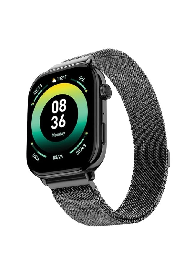 Noise ColorFit Pulse 4 Max Smartwatch - Black Link - Image 1