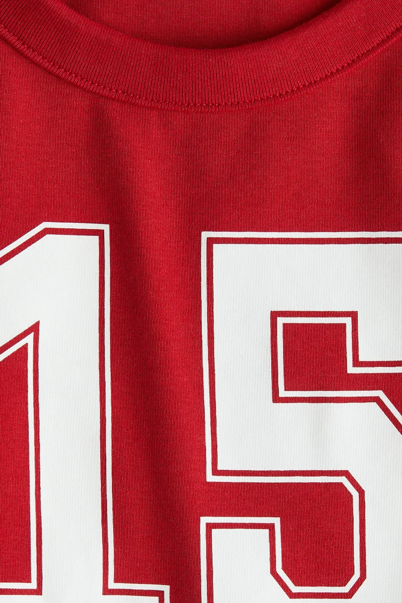 H&M Printed cotton vest top