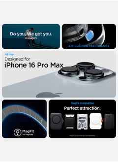 Spigen Ultra Hybrid T MagFit for iPhone 16 Pro MAX Case Cover [Camera Control Button Cover] with MagSafe (2024) - Graphite  - Image 2