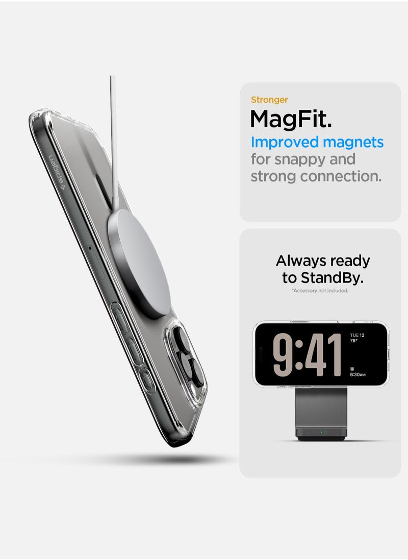 Spigen - Ultra Hybrid T MagFit for iPhone 16 Pro MAX Case Cover [Camera Control Button Cover] with MagSafe (2024) - Graphite - Image 1