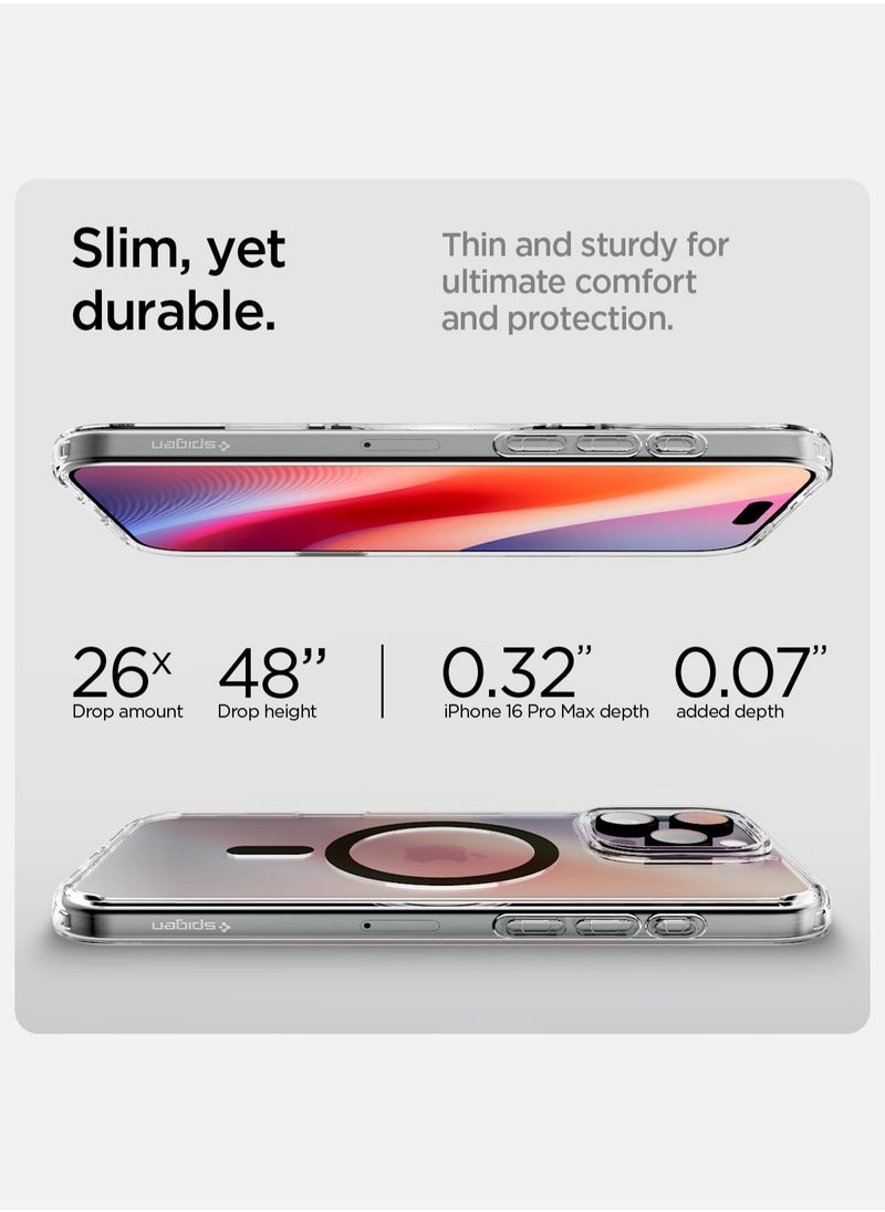 Spigen - Ultra Hybrid T MagFit for iPhone 16 Pro MAX Case Cover [Camera Control Button Cover] with MagSafe (2024) - Graphite - Image 1