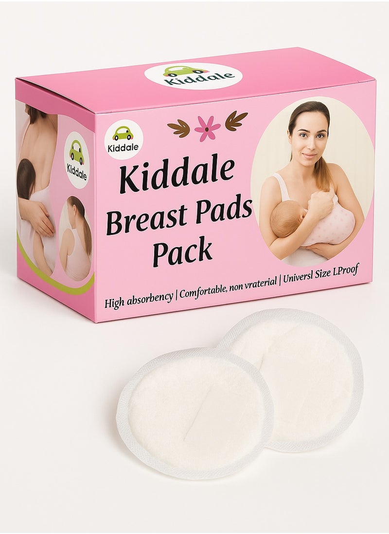 Kiddale Set of 45 Maternity Nursing Pads for Nipple Shield during Breast Feeding, Control Breast Milk Leakage, High Absorbency, Universal Size  - Image 1