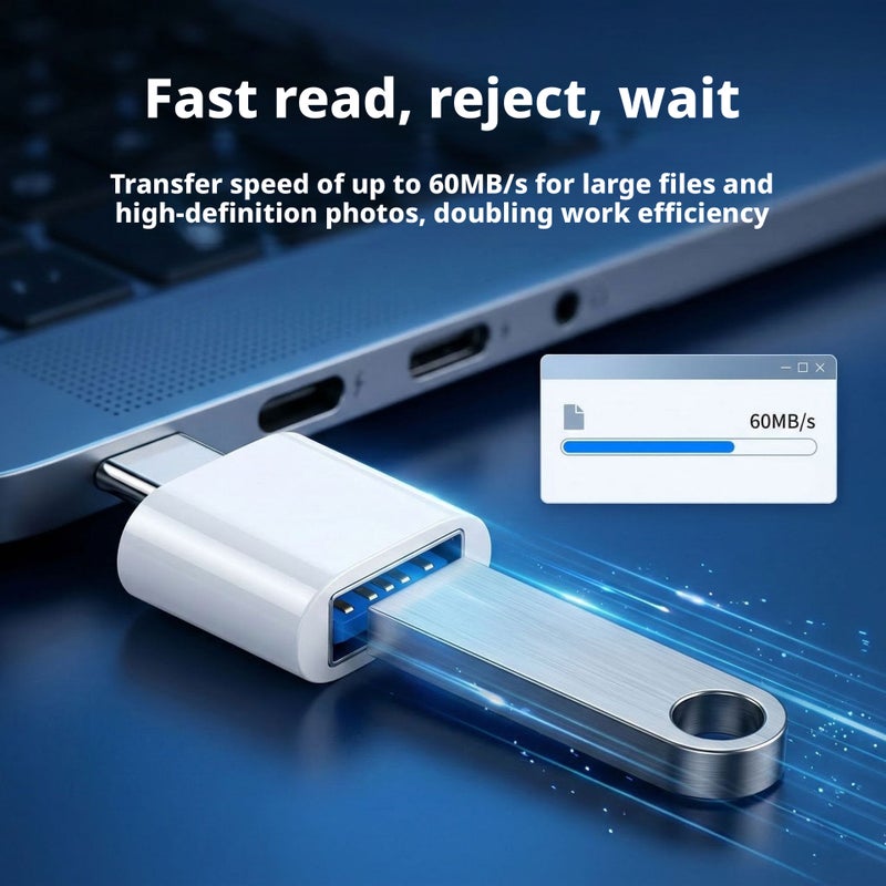 محول USB 2.0 OTG لمنافذ Type-C وMicro USB لأجهزة أندرويد - Image 2