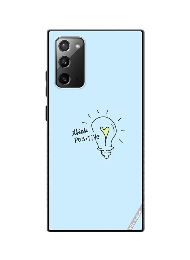 VR CREATIVE Protective Case Cover For Samsung Galaxy Note20 5G Think Positive Design Multicolour - Image 1