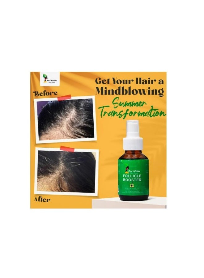 رو أفريكان زيت فوكل بوسطر (Follicle Booster) من راو أفريكان – 100 مل – لتحفيز نمو الشعر - Image 4