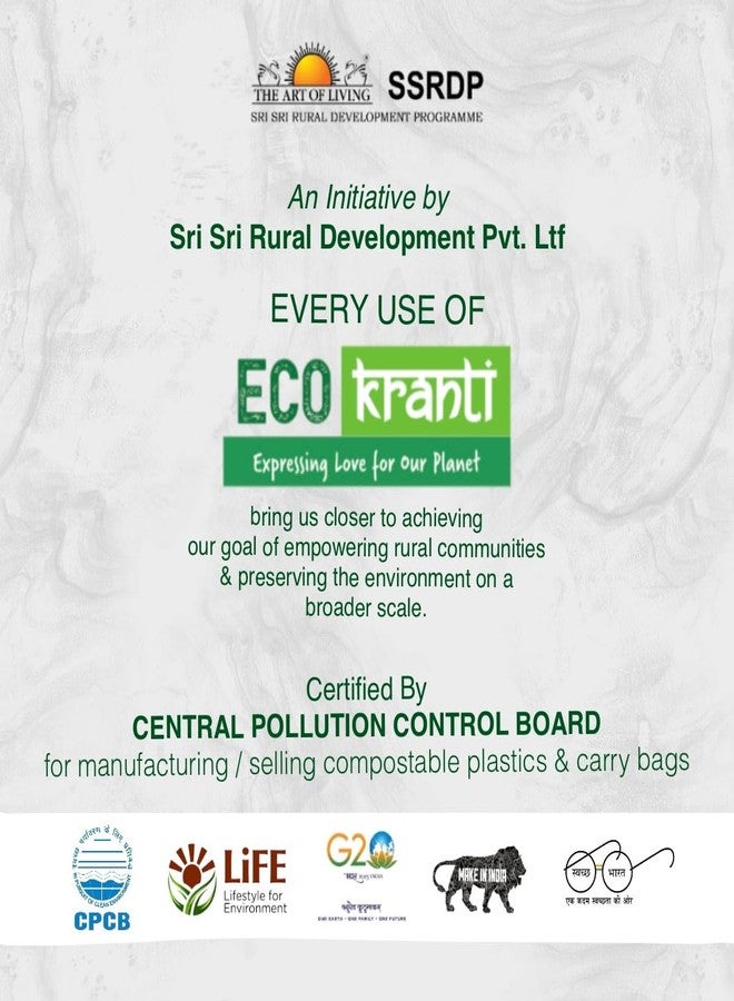 Eco Kranti - Bamboo Toilet Tissue Roll | 300 Pulls x 2 Packs | 100% Natural | Soft & Highly Absorbent | Biodegradable, Compostable & Eco-Friendly | Travel Friendly | Chemical-Free & Hypoallergenic - Image 5