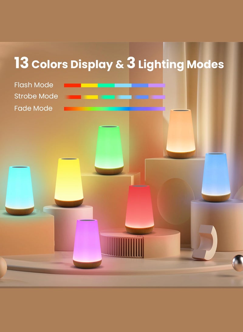 ويمارت مصباح LED بجانب السرير مصباح ليلي قابل لإعادة الشحن - Image 2