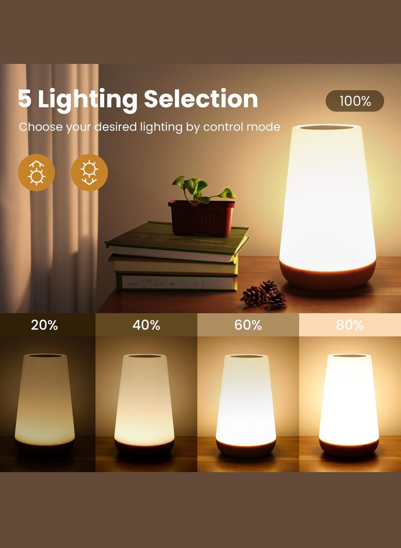 ويمارت مصباح LED بجانب السرير مصباح ليلي قابل لإعادة الشحن - Image 3