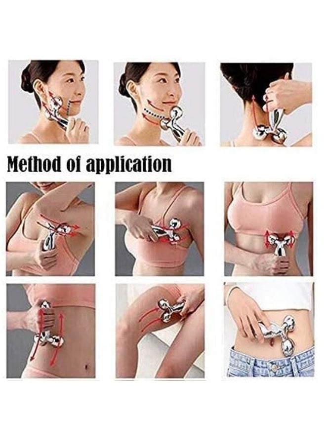 Generic - 3D Massager Face & Body Massager 360 Degree Rotating Balls Facial And Body Care Relaxation Tool For Men & Women - Image 1